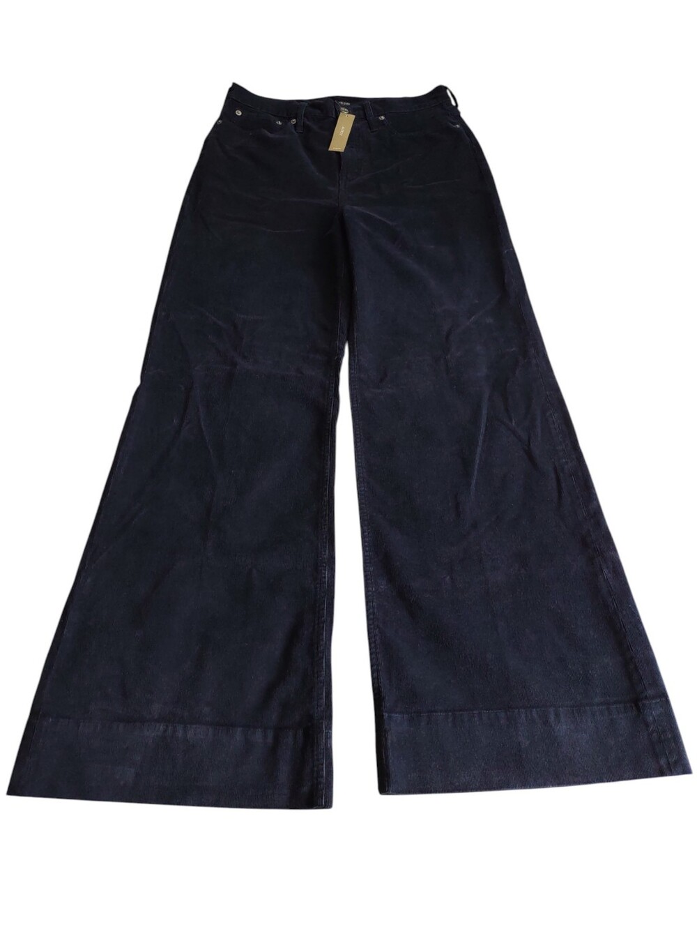 J. Crew 29 Navy Blue Wide Leg Corduroy Trouser